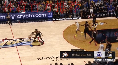 湖人112-108险胜76人，詹姆斯末节12分收下比赛，恩比德21中4